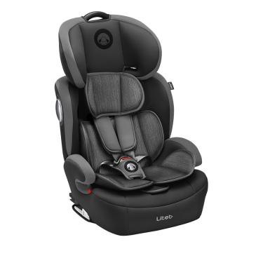 Imagem de Cadeirinha Infantil para carro Safemax Fix 2.0 Isofix 9-36 Kg Cinza Litet - BB460