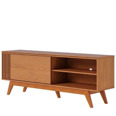 Imagem de Rack Bancada Tv 65 Polegadas 160 Cm Otawa Colibri Freijo