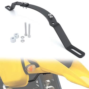 Imagem de Xitomer Suporte de montagem de luz auxiliar de 4,0 mm adequado para R 1150 GS & GS Adventure 1999-2005 Suporte de luz frontal de aço revestido a pó