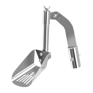 Imagem de RNXRZANK Ferramentas para Limpeza de Calhas: Limpador de Calhas Multifuncional E, Tipo Colher, para Limpeza de Folhas, Ideal para Telhados de Casas