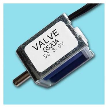 Imagem de Válvula Solenoide DC 6V 70mA Normalmente Aberta N/O Válvula de Ventilação Eletromagnética de Gás de Ar