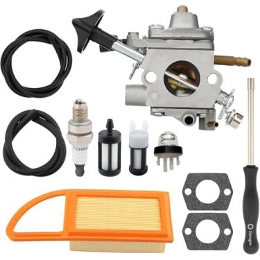 Imagem de SOLULU Carburador BR 600 para Stihl BR600 BR500 BR550 Kit de carburador de folhas de mochila substitui Zama C1Q-S183 4282-120-0606 4282-120-0607 4282-120-0608