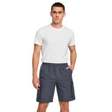 Imagem de Bermuda Masculina Com Bolsos Short E Elástico Na Cintura - Repelique, 