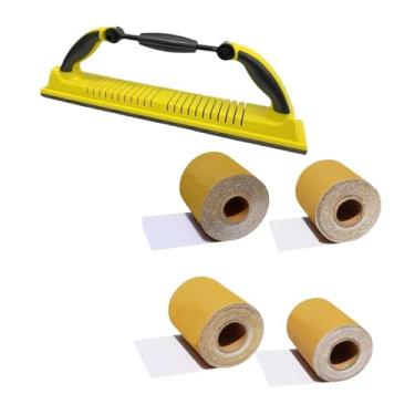 Imagem de Generic de lixa manual para longboard, kit de lixa contínua em rolo para polimento de móveis.
