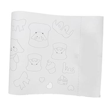 Imagem de Rolo de papel para colorir com padrões temáticos de animais de 32,8 pés de comprimento para crianças, artesanato, desenho, rolo de papel para crianças, pintura, rabiscos, (Coelha)