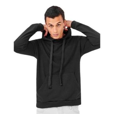 Imagem de Moletom Colcci Masculino Hoodie Canguru Classic Preto-Masculino