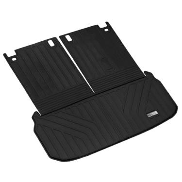 Imagem de XINSHANGXIU Forro de carga para todos os climas para Nissan Pathfinder 2013-2020/2013 Infiniti JX35 / 2014-2020 Infiniti QX60 com proteção de encosto, acessórios de tapete de porta-malas de carro TPE