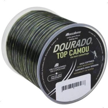 Imagem de Linha Pesca Dourado Top Camou Camuflada invisível na Água Tratamento T