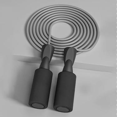 Imagem de Corda de pular para mulheres, corda de pular atlética para exercícios físicos adultos com aderência de espuma