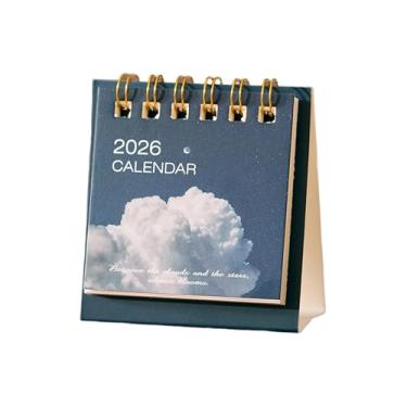 Imagem de Calendário De Mesa 2026 - Organizador Mensal Mini | Calendário De Mesa 2026 | Para Natal Ano Do Pai Casa Escritório Escola Homens Mulheres Colegas De Trabalho Funcionários Adultos