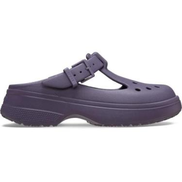 Imagem de Sandália Crocs Classic Y Jane Clog Nightshade, 35, Nightshade