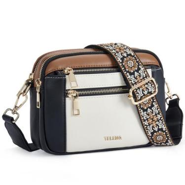 Imagem de Bolso Cruzado Telena Pequeño de Cuero Vegano para Mujer