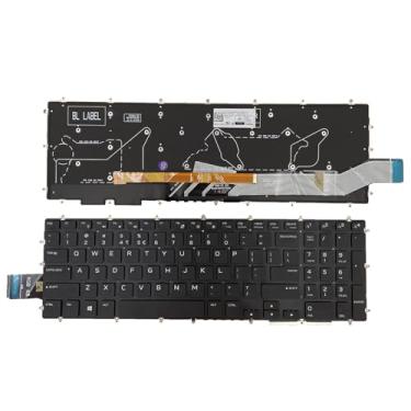 Imagem de Siakoocty Teclado de substituição com retroiluminação colorida layout dos EUA para Dell Alienware M15 R1 M17 R1 2019 3D7NN 03D7NN P79F P79F001