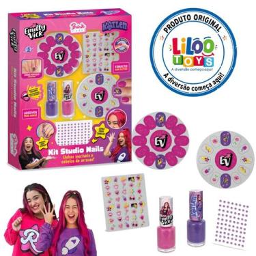 Imagem de Kit Esmalte dos Rosas Emilly Vick e Katlen kit Studio Nails Brink Mode