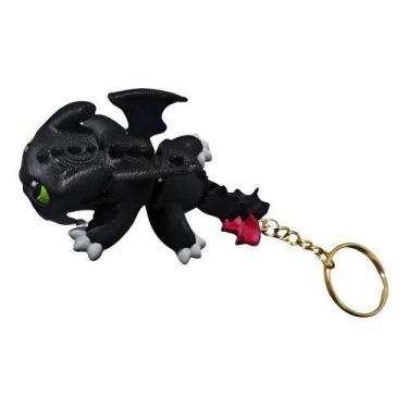 Imagem de Chaveiro Banguela Como Treinar Seu Dragão Cor Preto - 3D PRINTERS
