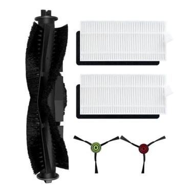 Imagem de Compatível com Cecotec Conga Eternal Pet Max: escovas laterais, escova principal e kit de filtro para aspirador de pó. Peças para aspirador de pó. Ferramenta de limpeza doméstica.(A)