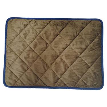 Imagem de Cama de Gato e Cachorro para Aquecer no Inverno Tapete Pet com Aquecimento Automático Almofada Anti-Derrapante Seguro Sem Eletricidade Confortável Estrutura Camadas Leve Plegável Viagens