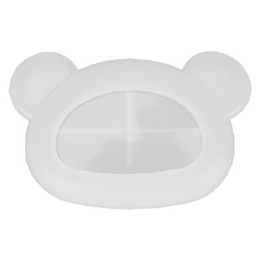 Imagem de Cuofyunl moldes de resina para bandeja de urso, armazenamento irregular, moldes de silicone para saboneteira diy, decoração de casa
