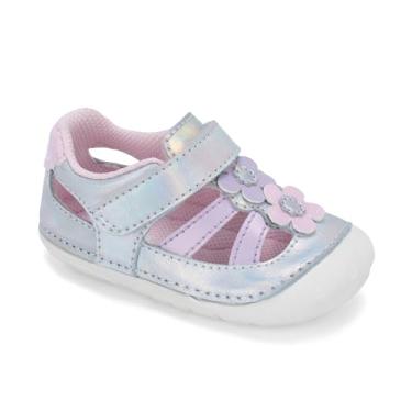 Imagem de Stride Rite Sapato infantil feminino Sm Blossom First Walker, Iridescente, 17