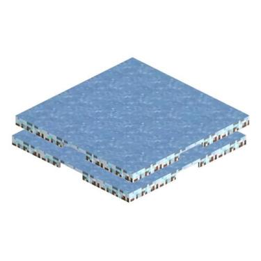 Imagem de Placa Magnética Base Mine Blocos Magnético Construir Montar - Genérica