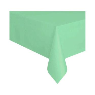Imagem de Toalha De Mesa Plástica Descartável Cor Macaron Para Decorações De Cas