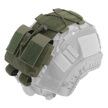 Imagem de Bolsa de contrapeso tático para capacete Airsoft para capacete MK2 NVG visão noturna bolsa acessórios de armazenamento
