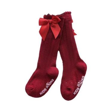 Imagem de Meias De Rede Até O Joelho Para Meninas, 3 Pares, Estilo Real, Meias T