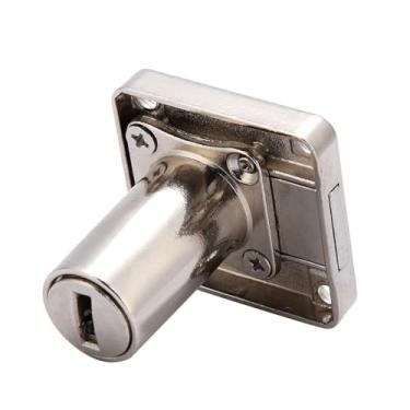 Imagem de Irfora Fechadura Doméstica, Fechadura de Gaveta de Liga Zinco Resistente Reutilizável para Escritório e Casa, Instalação Conveniente, Tecnologia Anti-roubo, Com 2 Chaves para (138-32)
