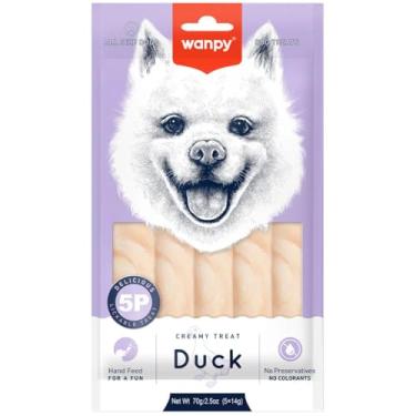 Imagem de Petisco para Cães Wanpy Creamy sabor Pato 70g