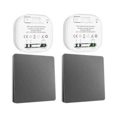 Imagem de Kit De Interruptor De Luz Sem Fio Para Casa Inteligente Cinético Autoa