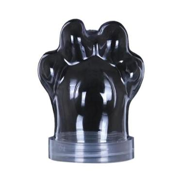 Imagem de Potes De Plástico De Boca Larga Para Doces E Biscoitos Com Tampas, Rec