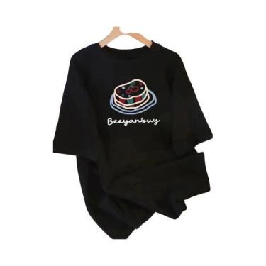 Imagem de Camisetas Femininas De Verão Com Estampa Gráfica Casual Confortável E 