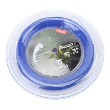 Imagem de SPYMINNPOO Corda de Raquete de Badminton de Nylon Elástico Alto para Tiros Potentes, Comprimento de 200 M, Design de Cores Brilhantes (#5)