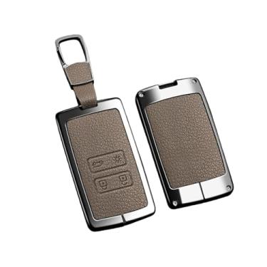 Imagem de Capa de liga de couro para chave de carro compatível com Koleos Kadjar Captur Megane Talisman Espace Clio Zoe Scenic 4 Arkana Dacia Sander(Style3)