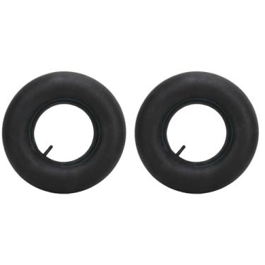 Imagem de Eujgoov Tubo Interno Resistente de 6 Polegadas para Carrinhos, Tubo de Pneu de Borracha Resistente a Perfurações Com Válvula TR-13, Adequado para Karts, Carrinhos de Mão, Cortadores de Neve, (Haste