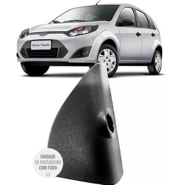 Imagem de Moldura Acabamento Interno Retrovisor Com Furo Controle Fiesta 03 A 14 Lado Direito Passageiro