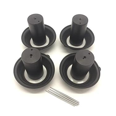 Imagem de 4 peças para Vmax 1200 VMX1200 1985-2007 V-MAX 1200 Kit de reparo de carburador de motocicleta Membrana de vácuo de êmbolo