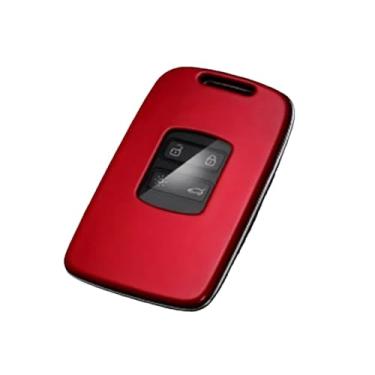 Imagem de Capa De Chave De Carro Abs Compatível Com Renault Koleos Kadjar Scenic Megane Sandero Espace Clio Captur Kangoo Laguna Talisman Twingo(Red shell)