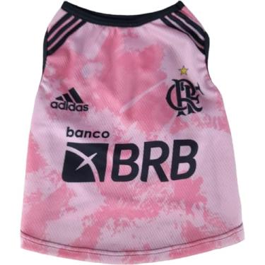 Imagem de Roupa Pet Cachorro Gato Time de Futebol Estampa FLA002 (G1, Personalizada)