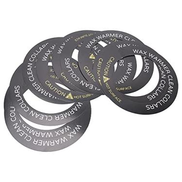 Imagem de CUOFYUNL 10 peças de forma redonda para máquina de depilação, proteção de limpeza, anel de papel, acessórios aquecedor de cera