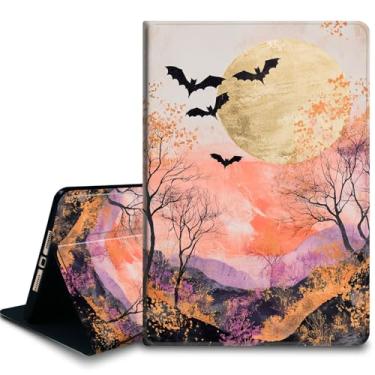 Imagem de Bxgolkgd Capa para tablet para iPad de 10,2 polegadas (9ª/8ª/7ª geração, 2021/2020/2019), capa com suporte à prova de choque com dissipação de calor, função despertar/hibernar automática, natureza e