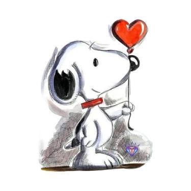 Imagem de Kit De Pintura Em Diamante Kawaii Do Snoopy, 5D DIY, Arte De Bordado E