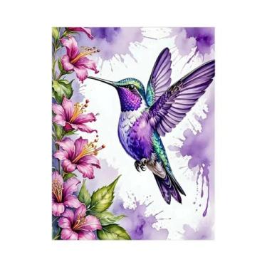 Imagem de Kit De Pintura Em Diamante De Animais Em Aquarela Eagle Raccoon, Mosai