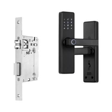 Imagem de Fechadura De Porta Biométrica Com Impressão Digital Em Vários Idiomas,