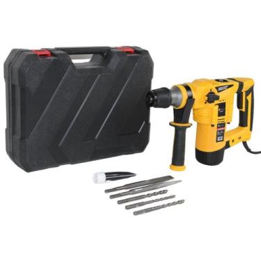 Imagem de  Martelete Perfurador Rompedor 1400W 3 Funções SDS Plus Ideal para Con