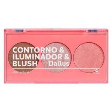 Imagem de Paleta de Contorno & Iluminador & Blush Dailus Pele de Milhões 2 1 Un-Feminino