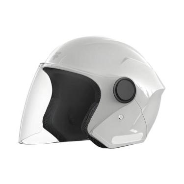 Imagem de Capacete Aberto 3/4 Com Casco Em ABS Para Motocicleta, E-Bike E Bicicl
