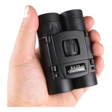 Imagem de Binóculos compactos 20 x 53 cm para adultos e adolescentes, mini binóculos ópticos completos pequenos para observação de pássaros, ópera, caminhadas, caça, viagem, concerto (preto)