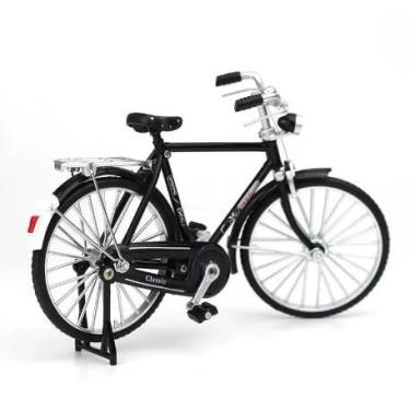 Imagem de Bicicleta Miniatura Retrô Clássica Monark Coleção Decoração (Preto)