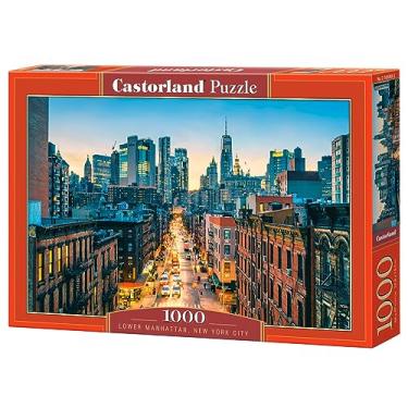 Imagem de CASTORLAND Quebra-cabeça de 1000 peças, Lower Manhattan, Nova York, NYC, quebra-cabeça com vista da cidade, quebra-cabeças dos EUA, quebra-cabeça adulto, Castorland C-105083-2